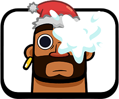 Hog Rider Santa Snowball